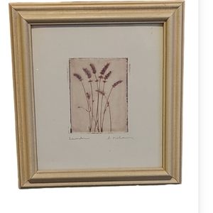 Framed print of Lavender flowers